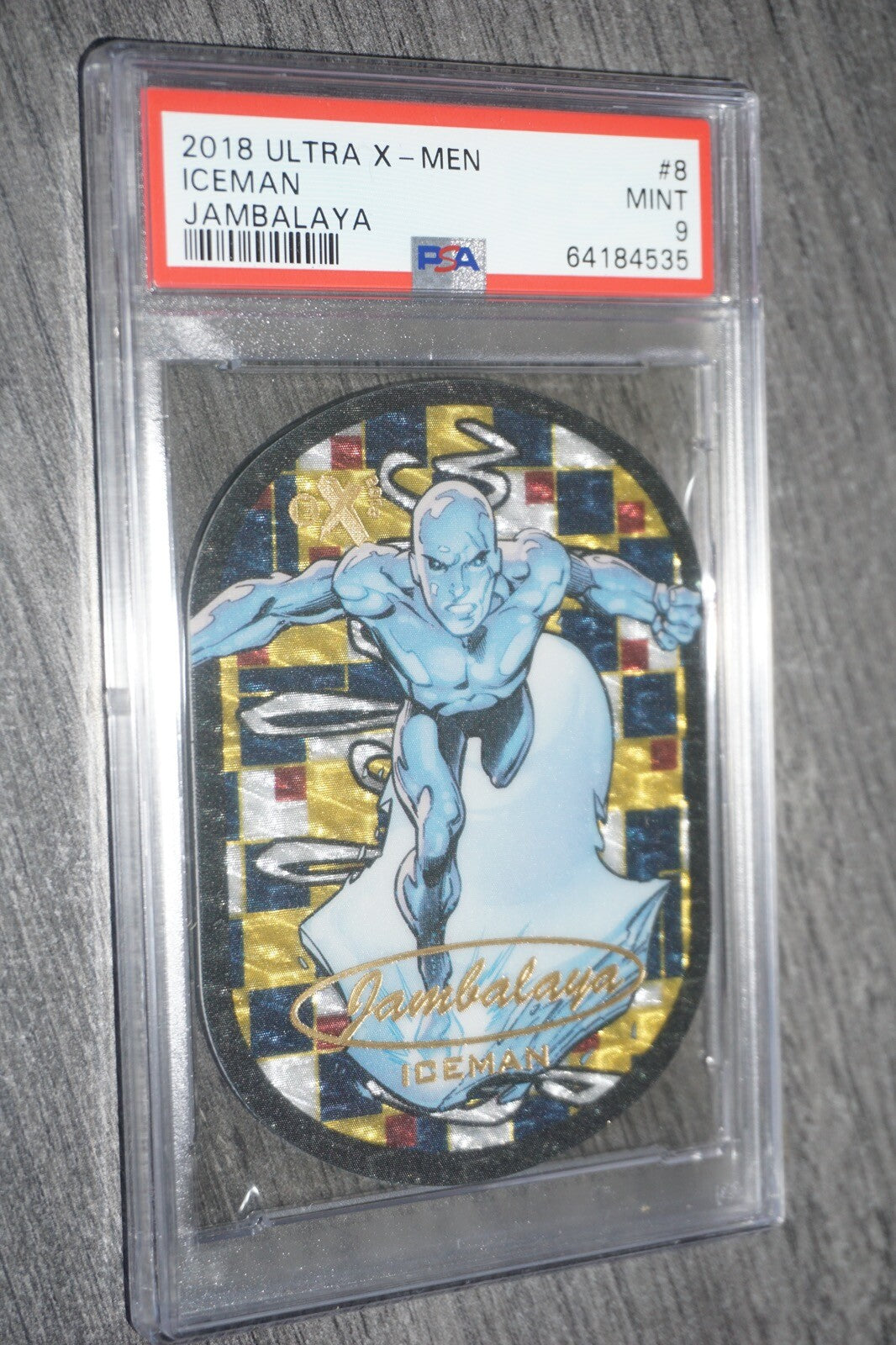 Iceman 2018 Fleer Ultra X-Men Jambalaya #8 Mint Psa 9
