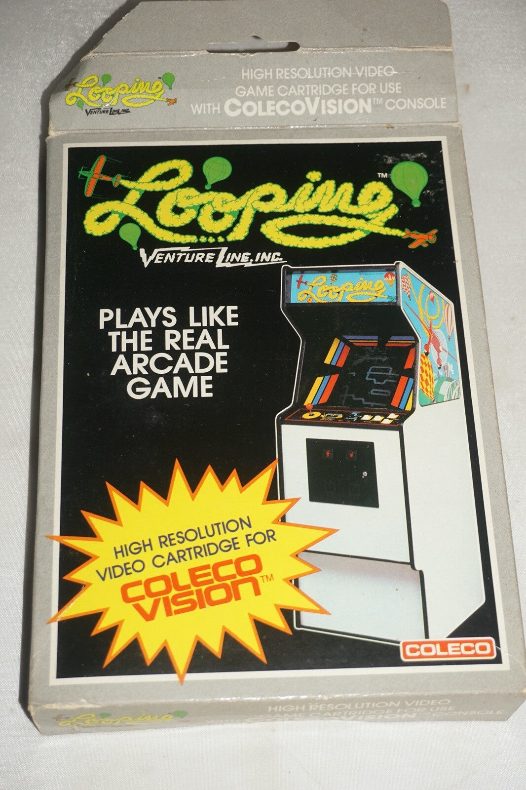 Looping (Colecovision) Complete In Box w/ Reg #2