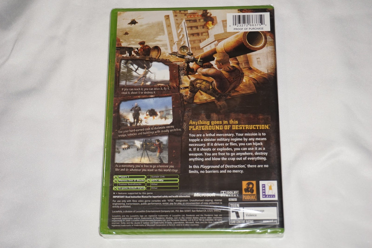 Mercenaries: Playground of Destruction (Microsoft Xbox) NEW Sealed