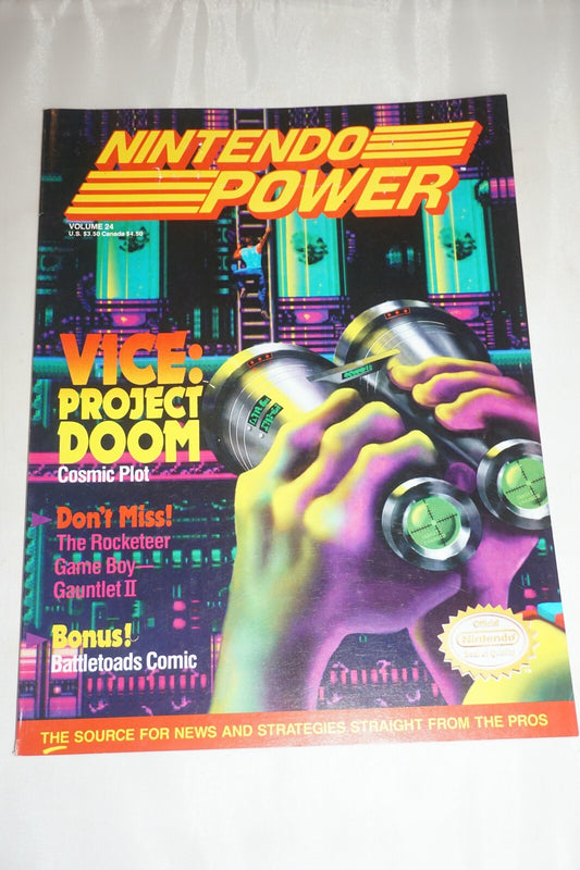 Nintendo Power Vol 24 Vice Project Doom Magazine #4 Poster
