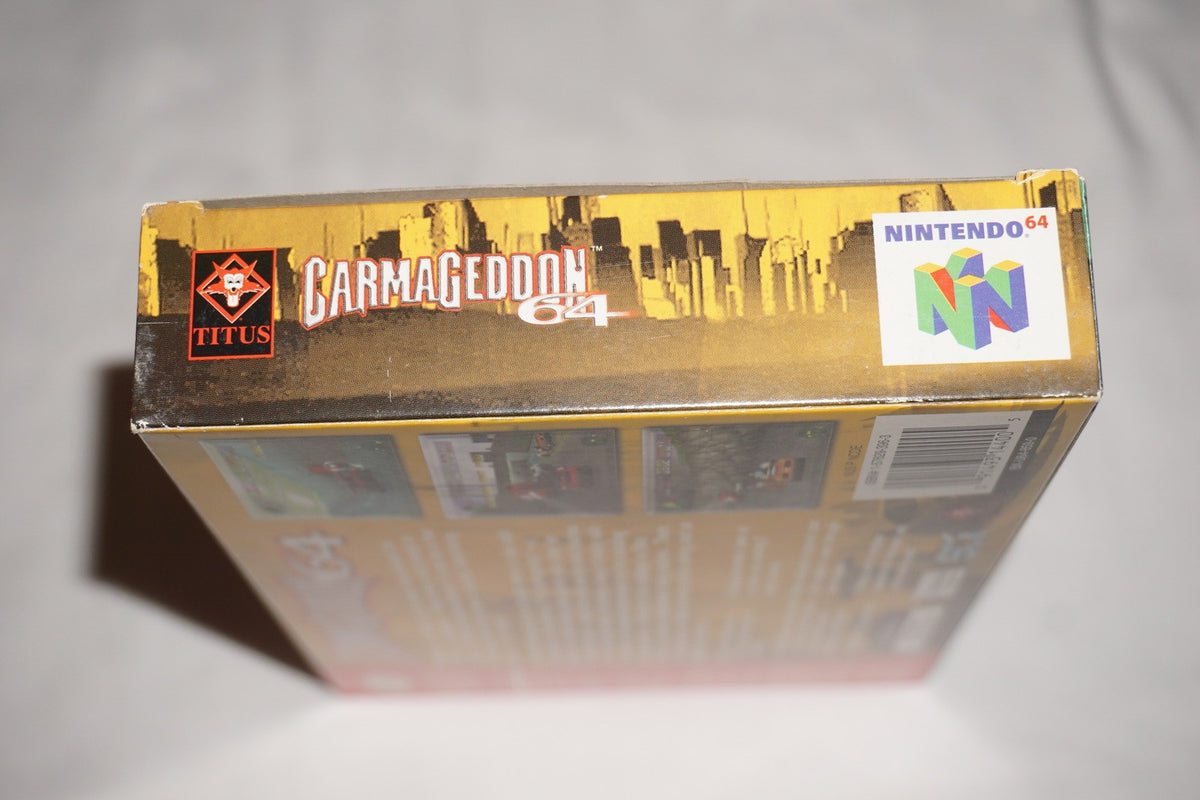 Carmageddon (Nintendo 64 N64) Complete in Box w/ Reg CIB