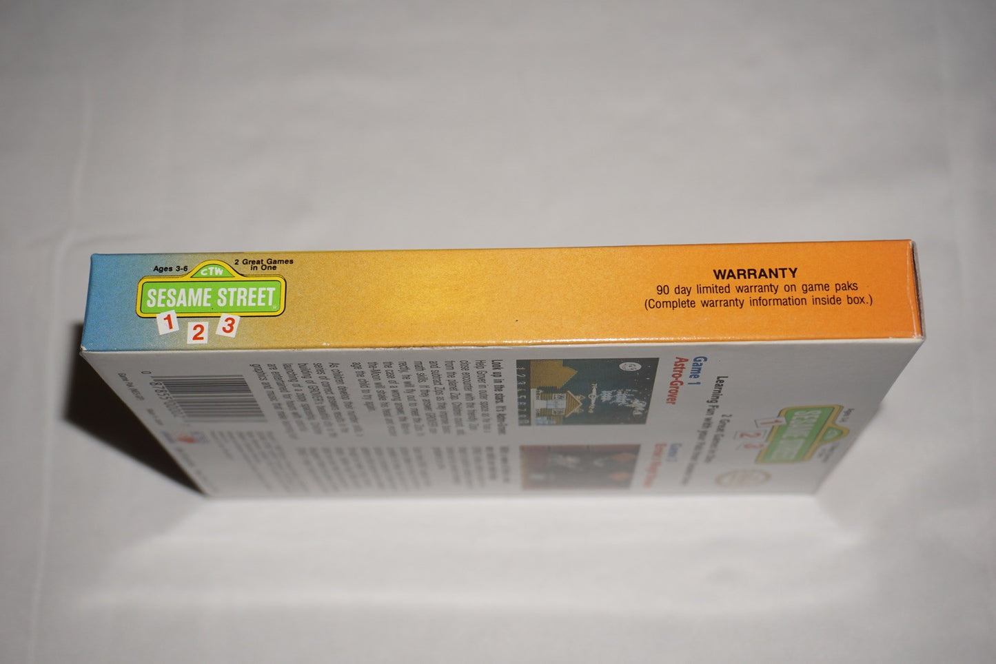 Sesame Street 123 (Nintendo NES) Complete in Box CIB