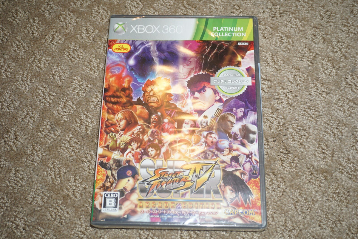 Super Street Fighter IV Arcade (Microsoft Xbox 360) NEW Sealed JAPAN Import