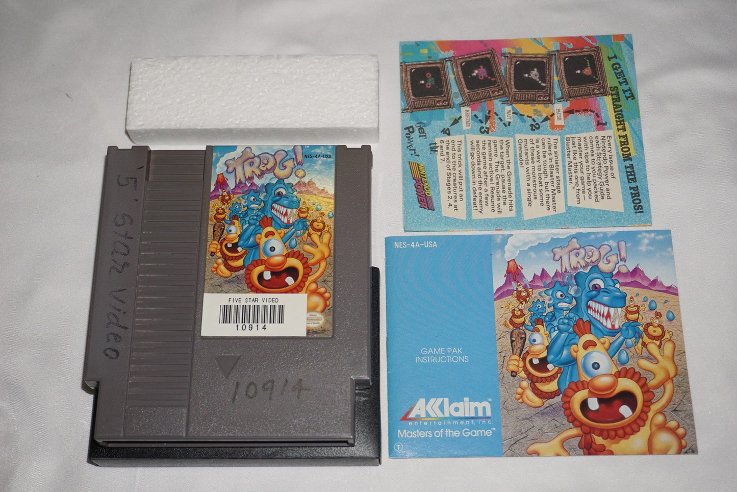 Trog (Nintendo NES) Complete in Box CIB