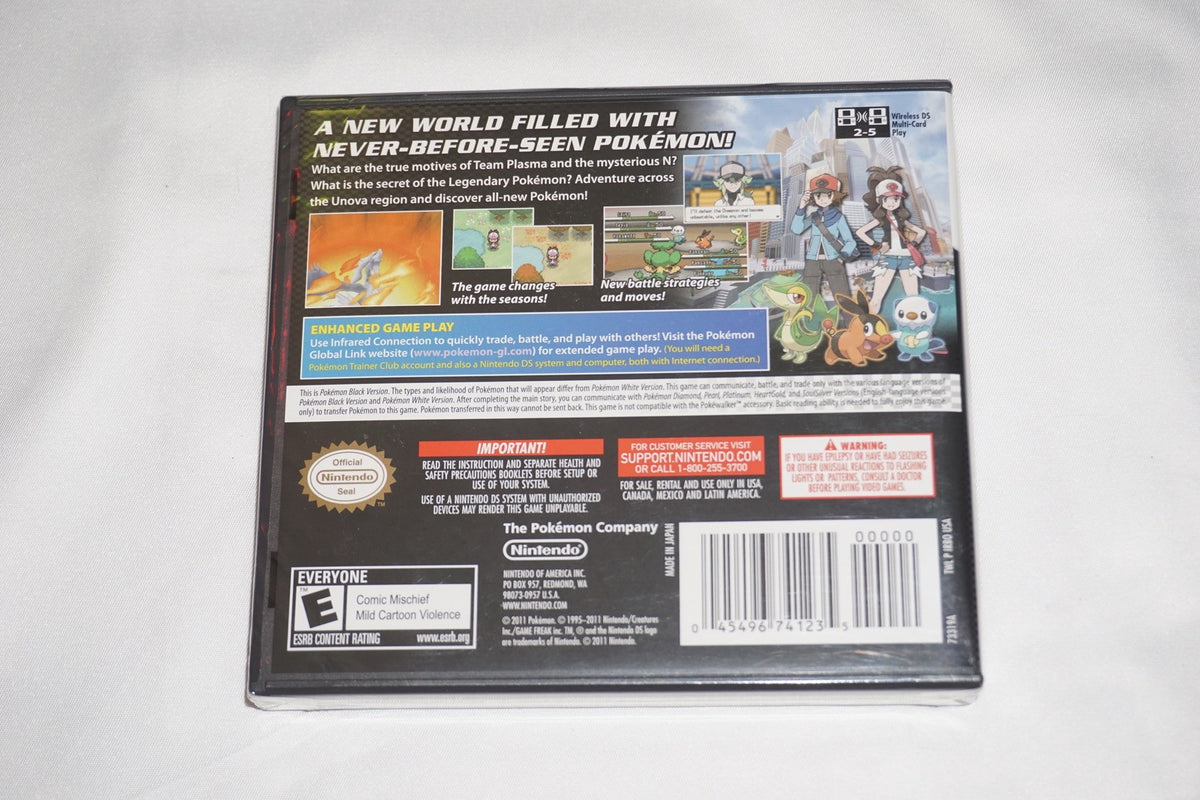 Pokemon Black Version 1 (Nintendo DS) NEW Sealed