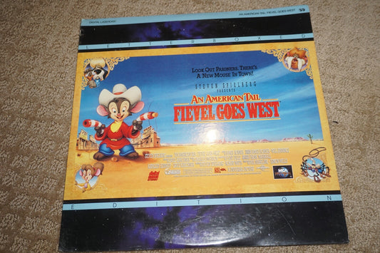 American Tail, An - Fievel Goes West (Laserdisc, 1992) NEW Sealed