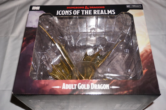 Adult Gold Dragon Icons of the Realms D&D Dungeons & Dragons NEW