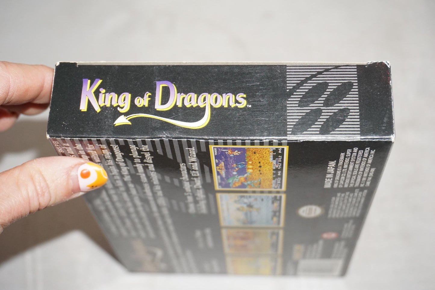 King Of Dragons (Super Nintendo SNES) Complete in Box w/ Reg Card CIB Near Mint