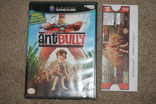Ant Bully W/ Ticket (Nintendo Gamecube) Complete