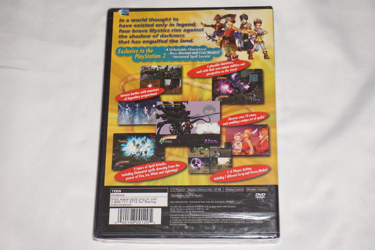 Mystic Heroes (Sony Playstation 2 ps2) NEW Sealed