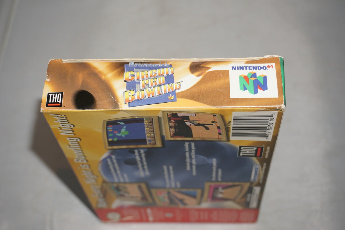 Brunswick Pro Bowling (Nintendo 64 N64) Complete in Box CIB