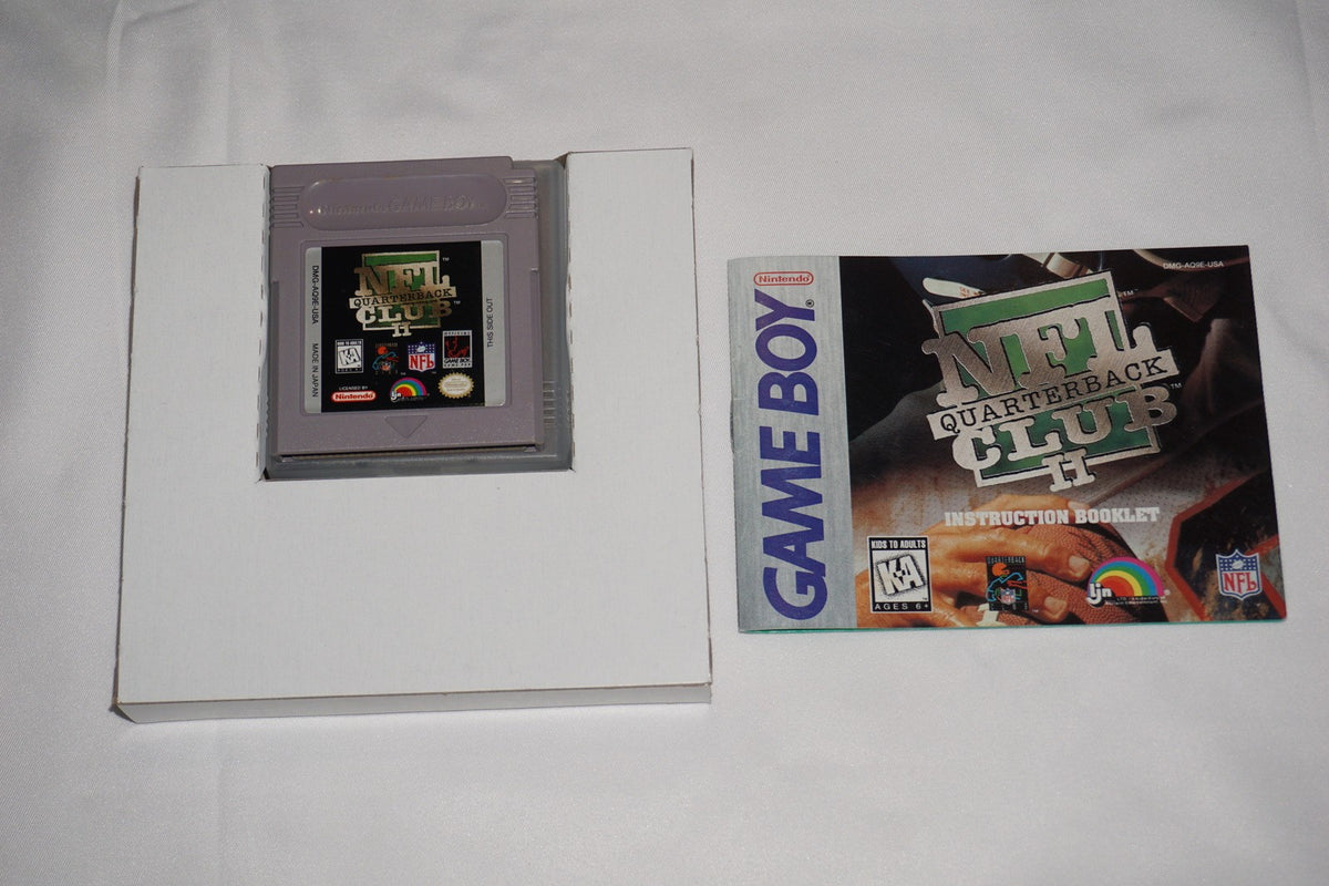 NFL Quarterback Club II 2 QB (Nintendo Game Boy Gameboy) Complete in Box CIB