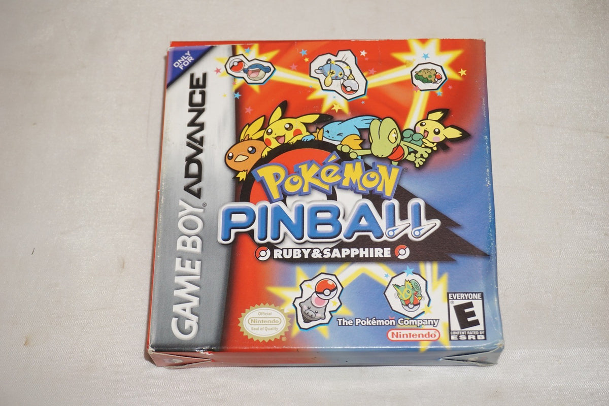 Pokemon Pinball Ruby (Gameboy Advance Game Boy GBA) Complete CIB Authentic
