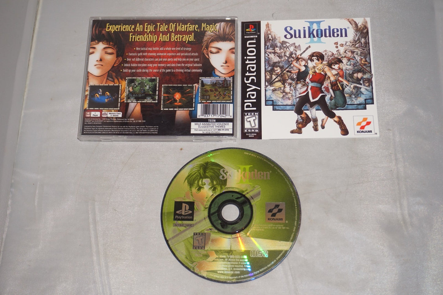 Suikoden II 2 (Sony Playstation 1 ps1) Disk Only Tested