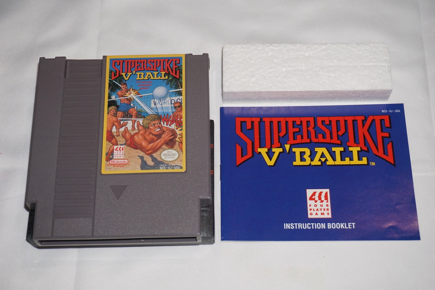 Super Spike V'Ball Volleyball (Nintendo NES) Complete in Box CIB