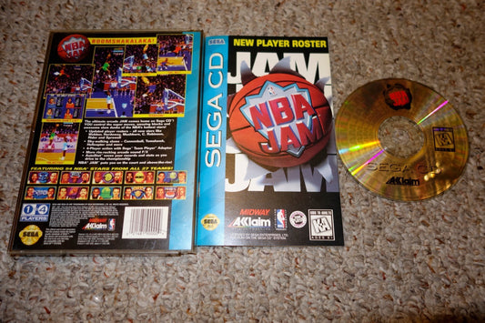 NBA Jam (Sega CD, 1994) Complete