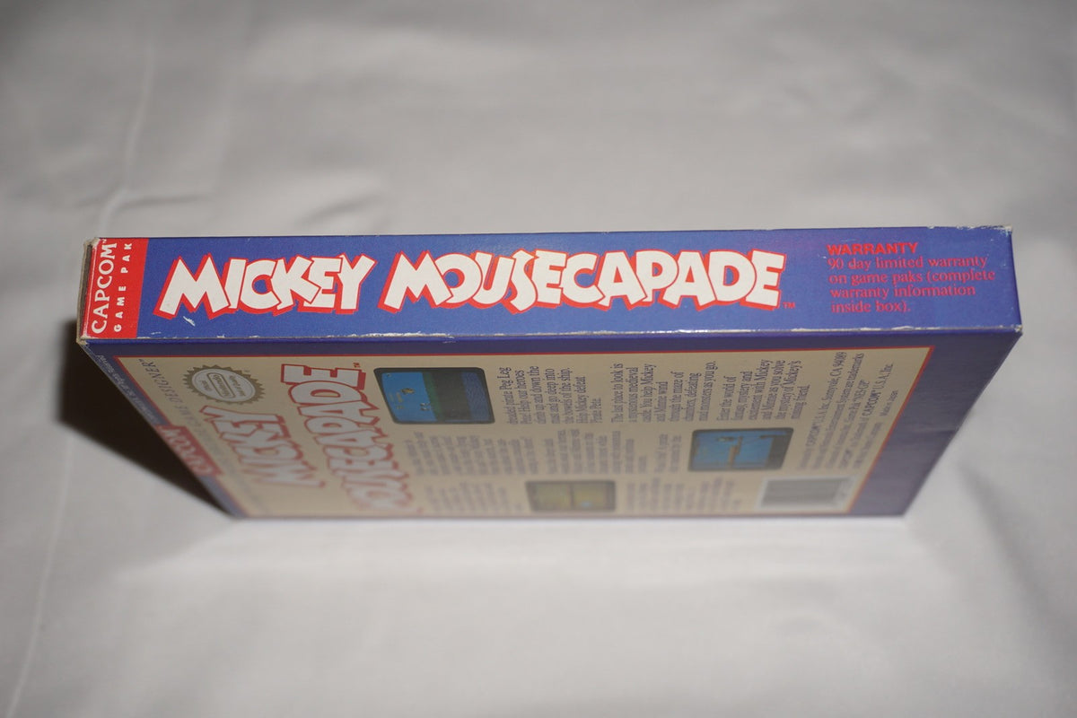 Mickey’s Mousecapade (Nintendo NES) Complete in Box w/ Reg CIB Misprint