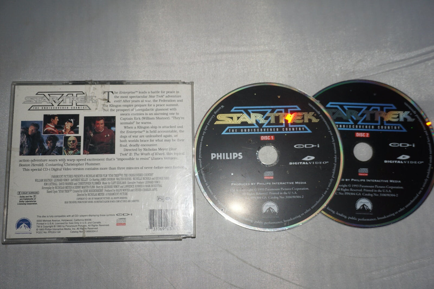 Star Trek VI (Phillips CD-i Movie) w/ Case