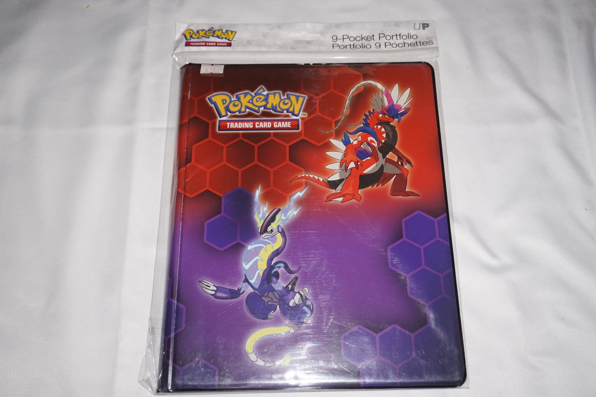 Pokemon Ultra Pro 9 Pocket Portfolio 401161 Koraidon and Miraidon