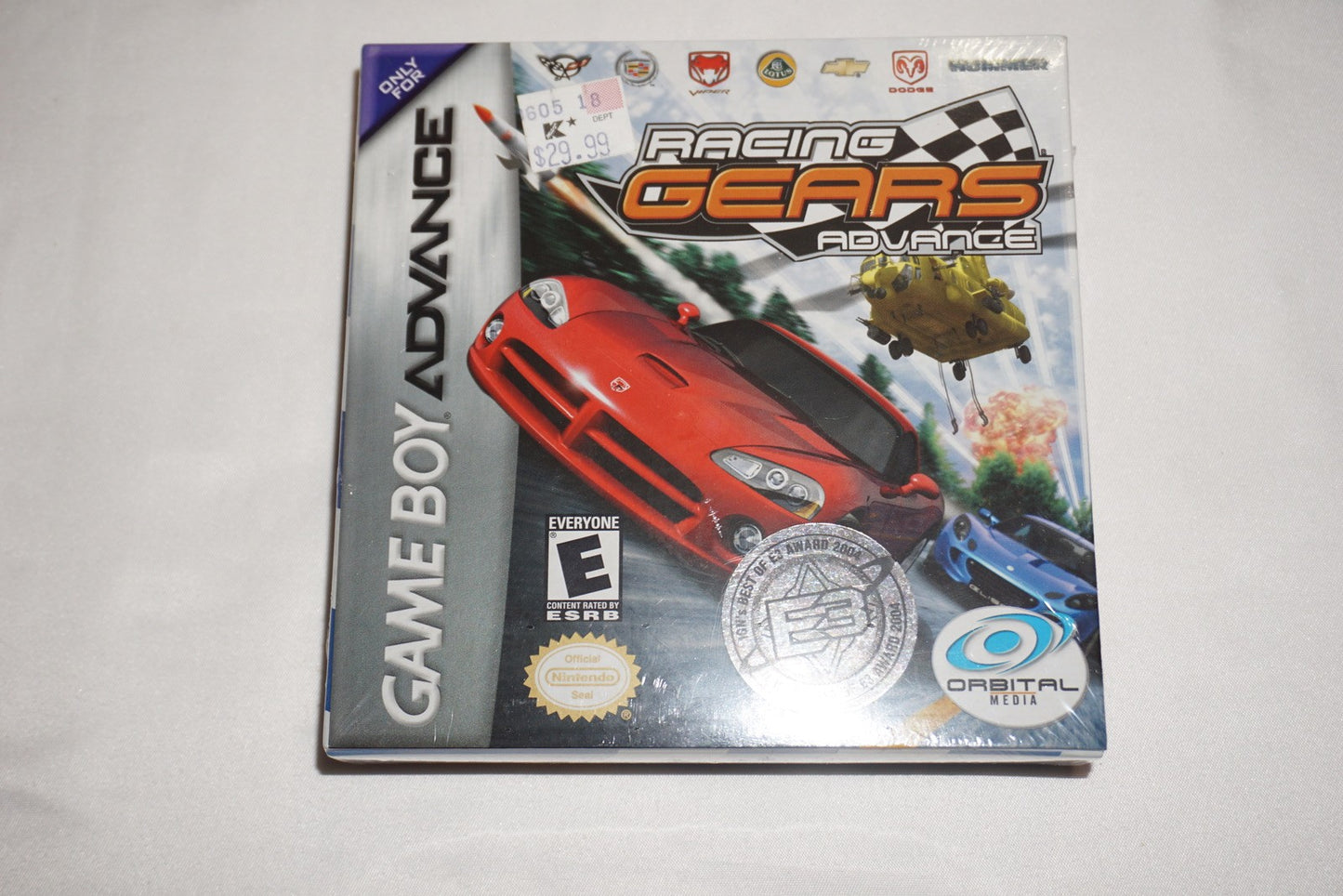 Racing Gears (Nintendo Game Boy Advance GBA) NEW Sealed