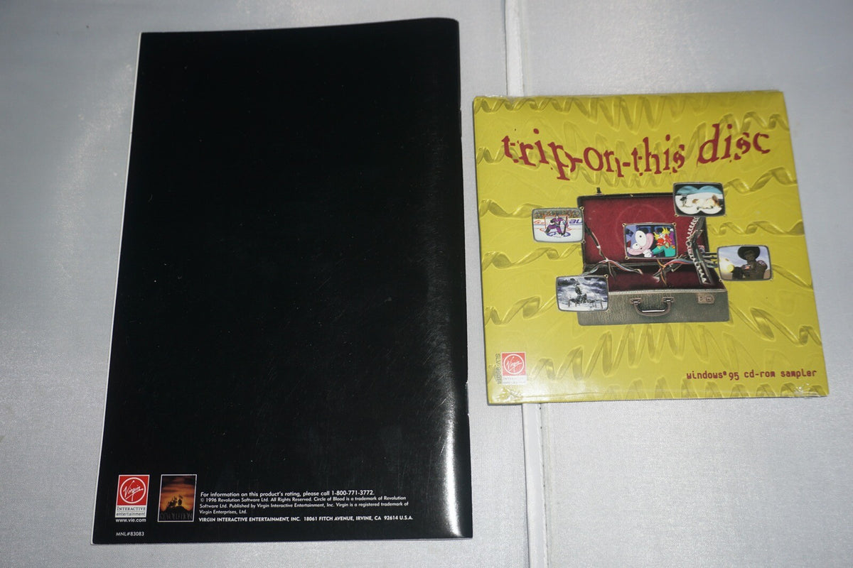 Circle of Blood (PC Windows 95 MS Dos) Complete in Big Box CIB