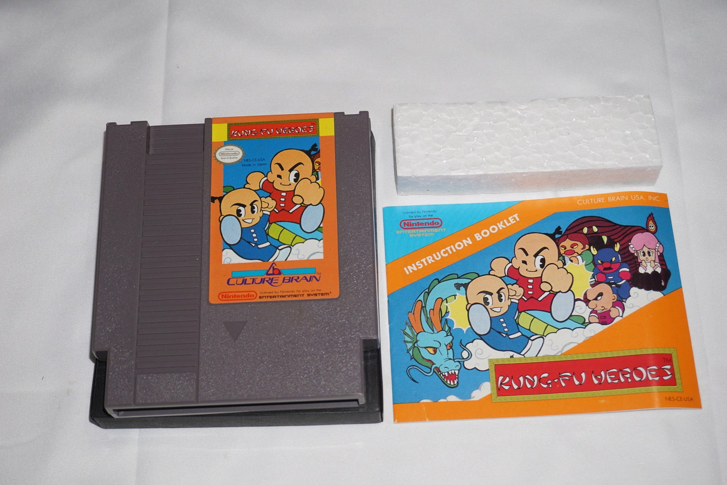 Kung Fu Heroes (Nintendo NES) Complete in Box CIB