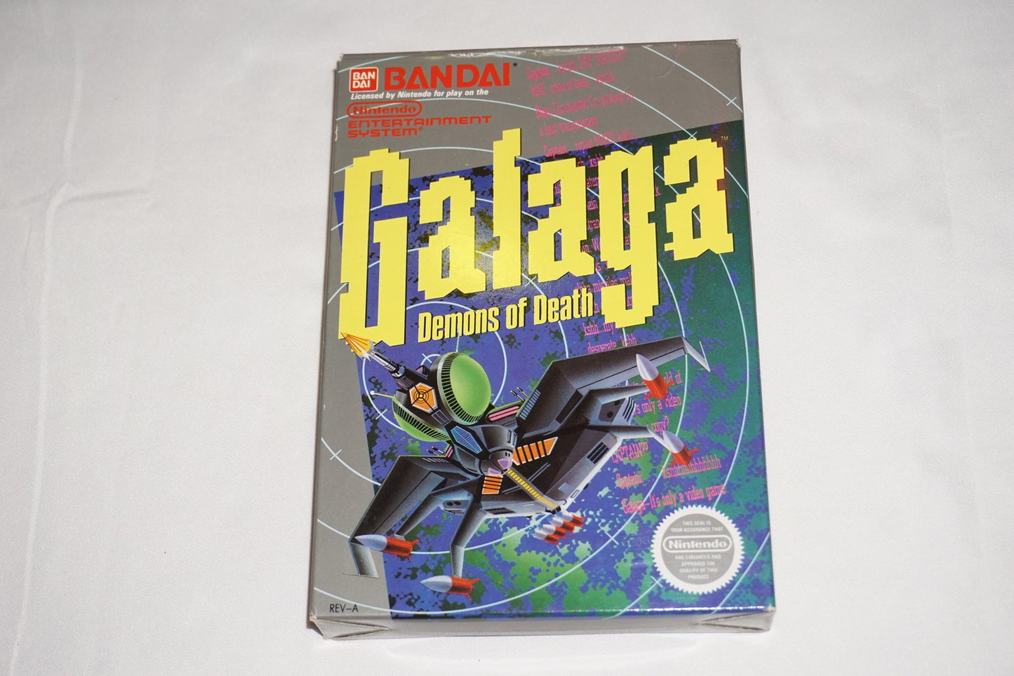 Galaga Demons of Death (Nintendo NES) Complete in Box CIB