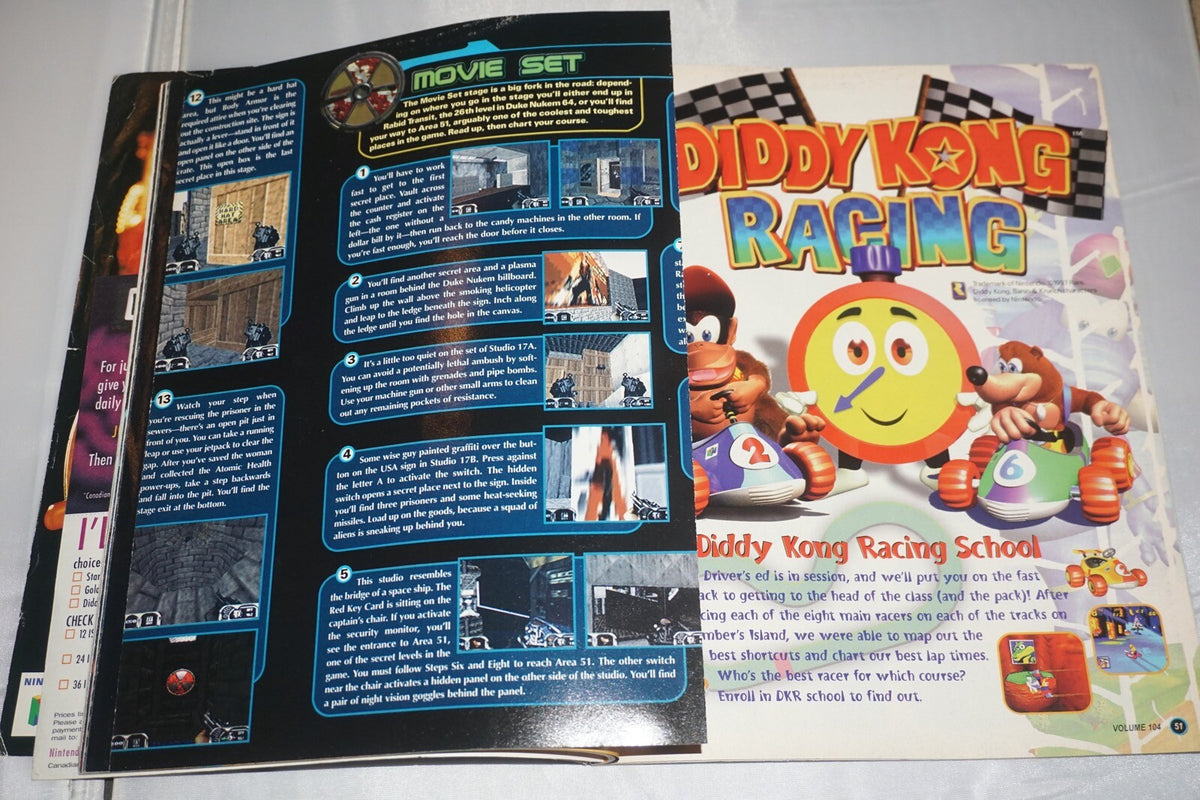 Nintendo Power Vol 104 Yoshi's Story Magazine #2 Poster Calendar