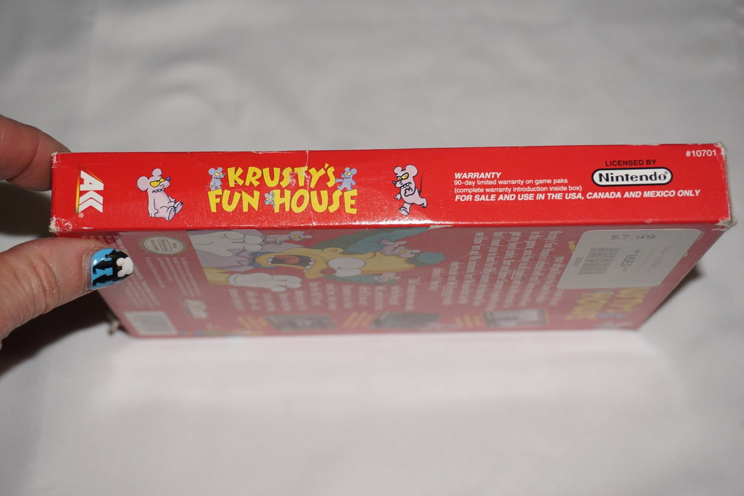 Krusty's Fun House (Nintendo NES) Complete in Box CIB