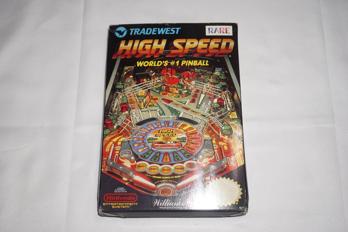 High Speed (Nintendo NES) Complete in Box CIB