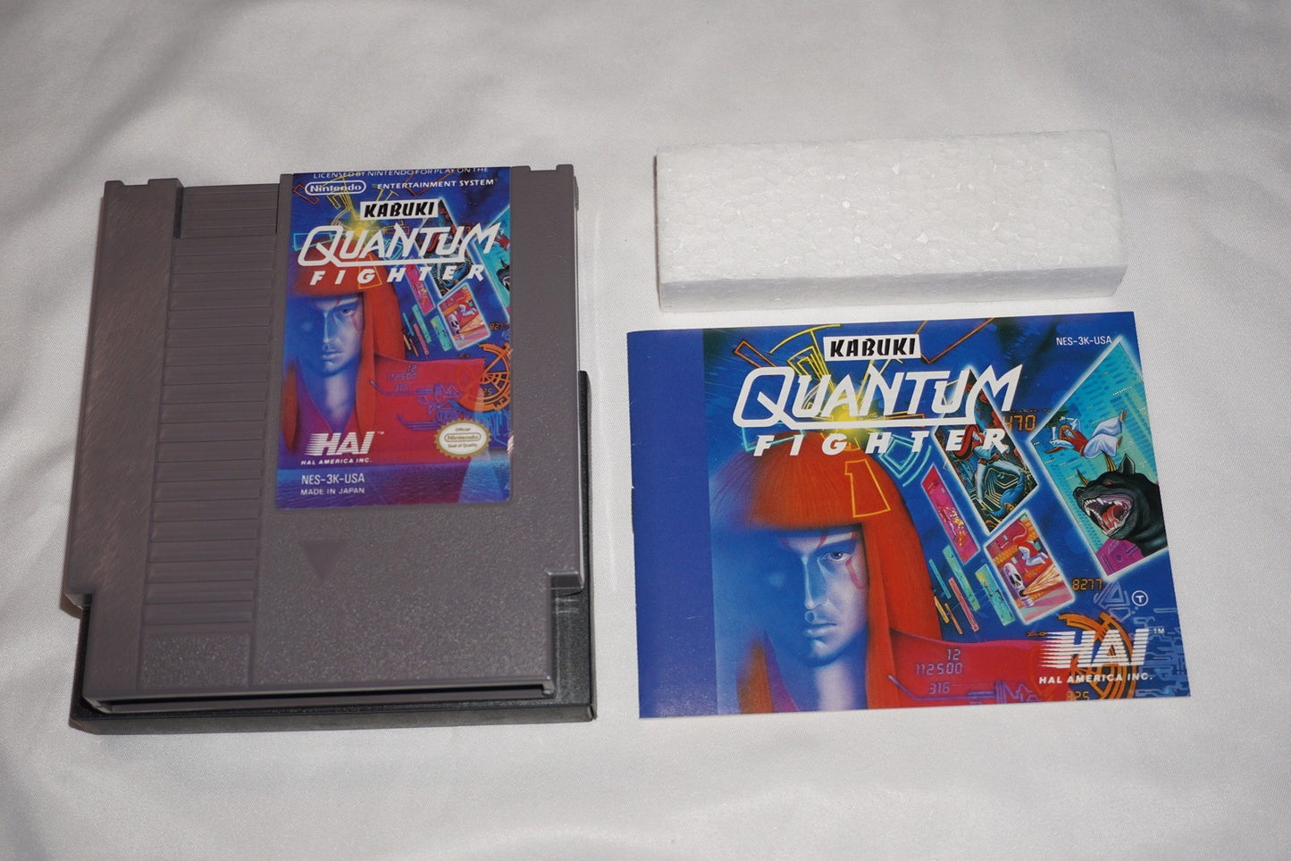 Kabuki Quantum Fighter (Nintendo NES) Complete in Box CIB