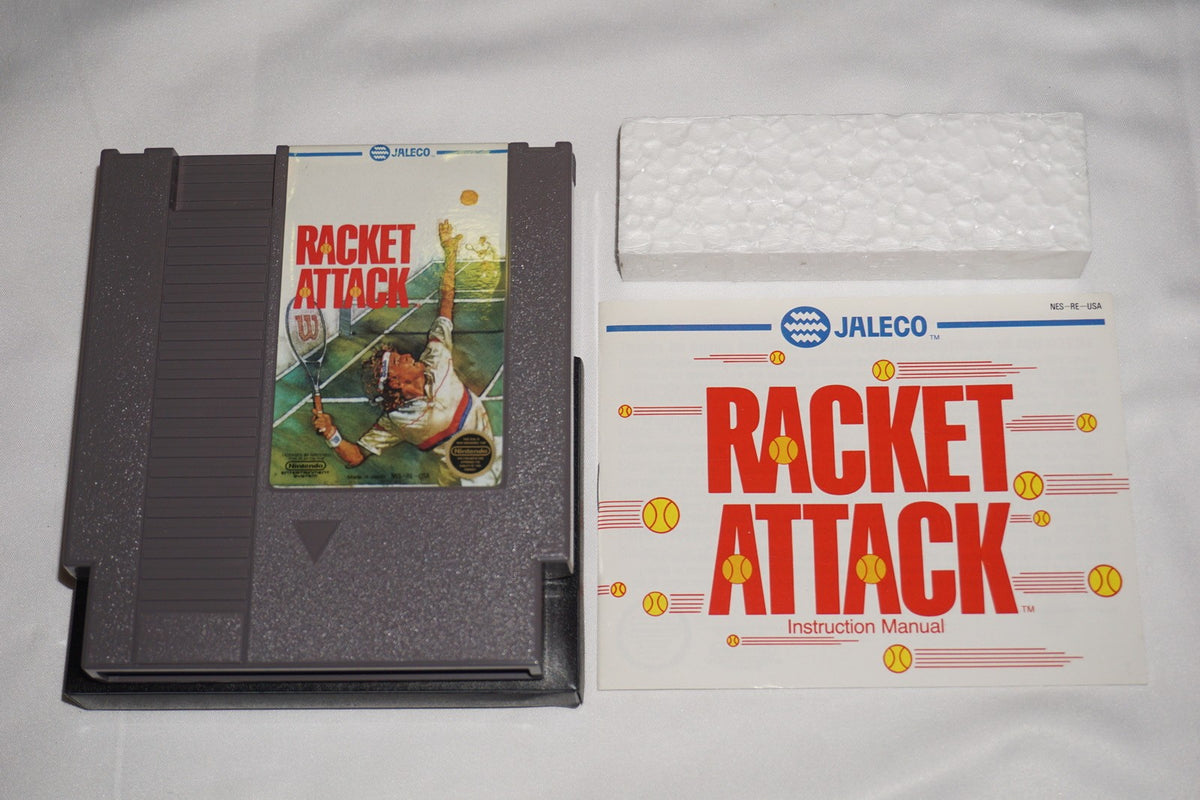 Racket Attack (Nintendo NES) Complete in Box CIB