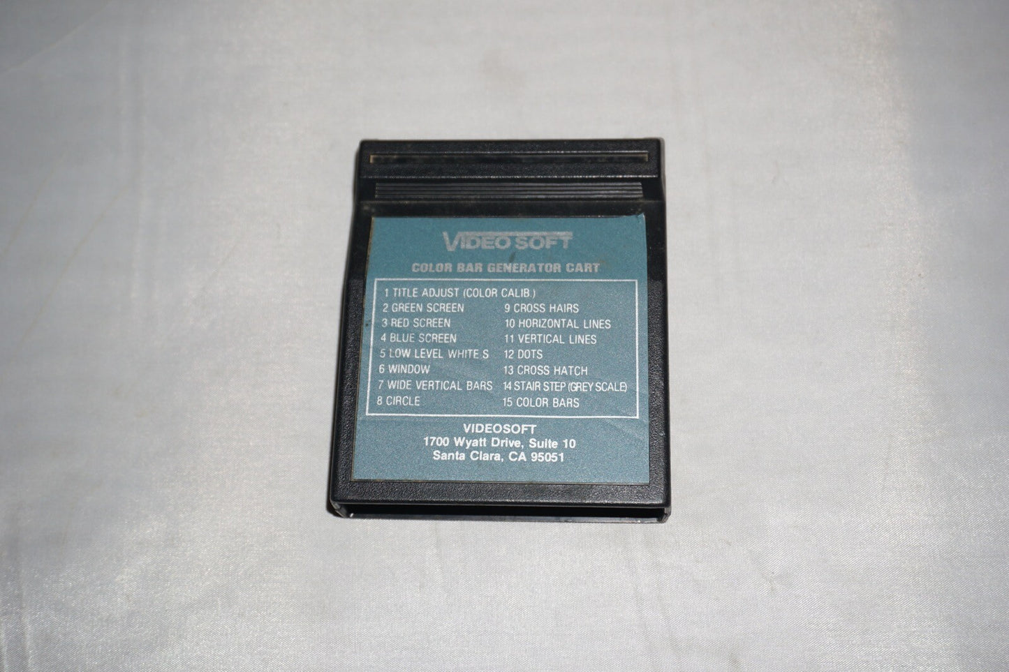 Videosoft Color Bar Generator (Atari 2600) Cart Only