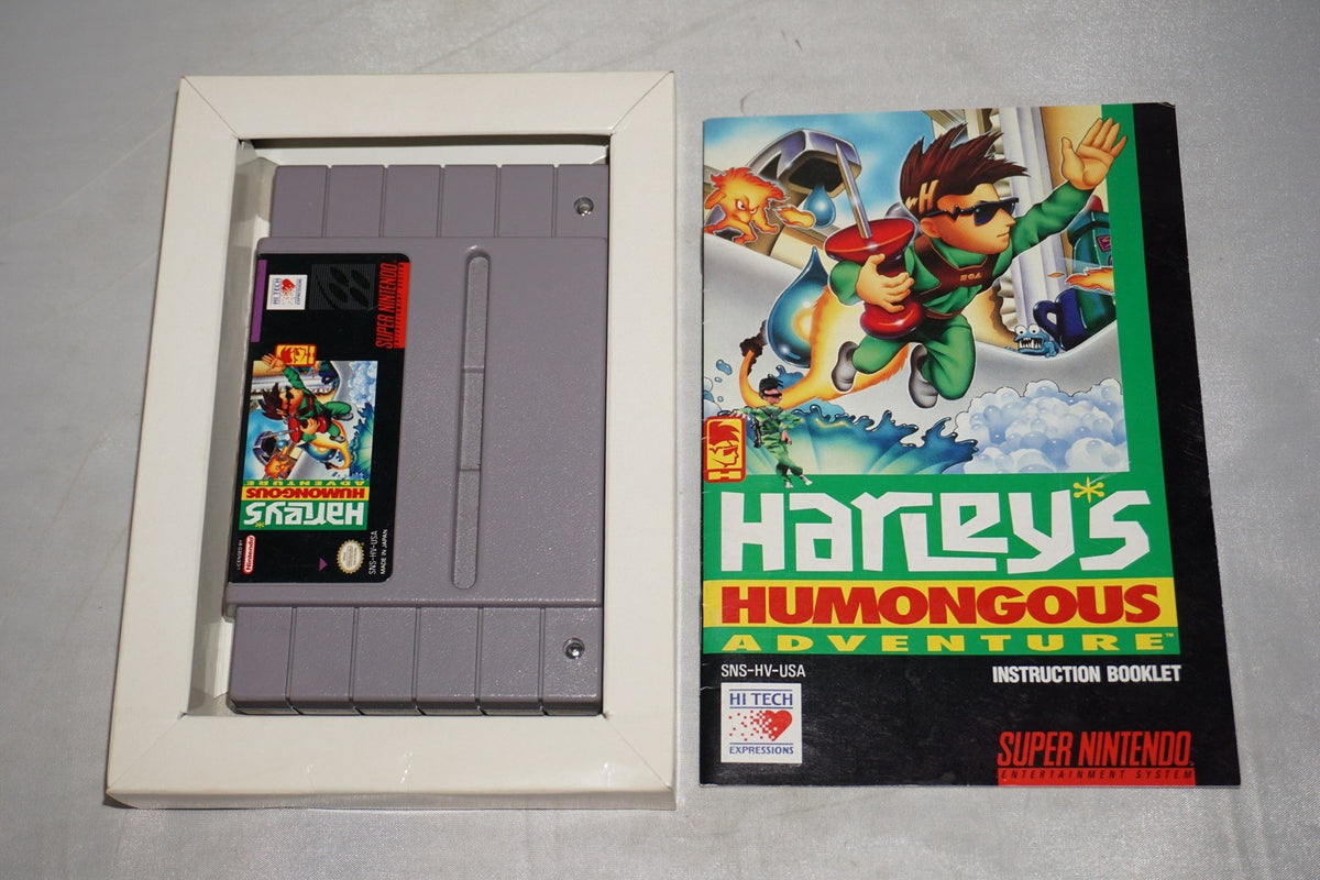 Harley's Humongous Adventure (Super Nintendo SNES) Complete in Box CIB