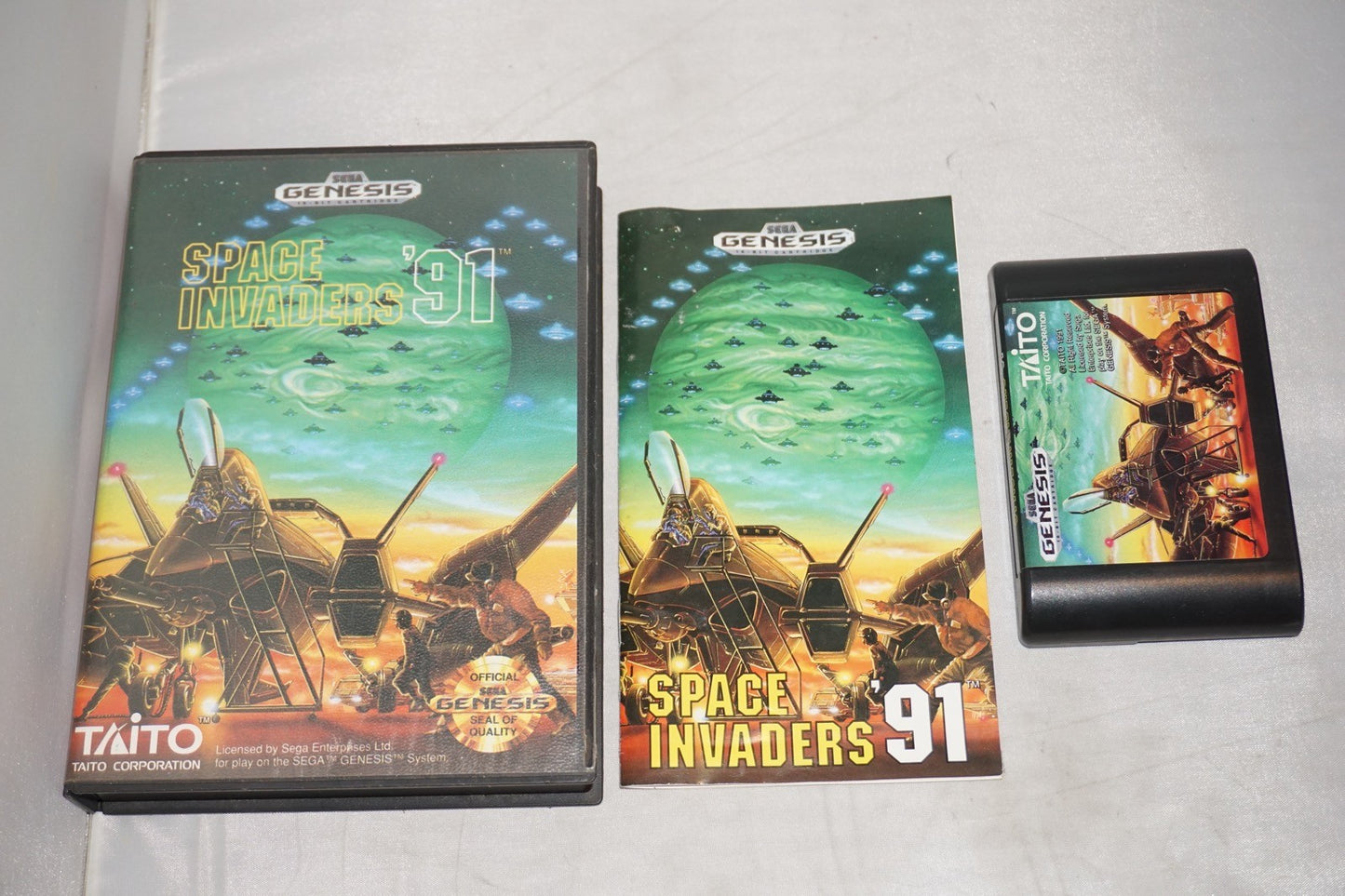 Space Invaders 91 (Sega Genesis) Complete