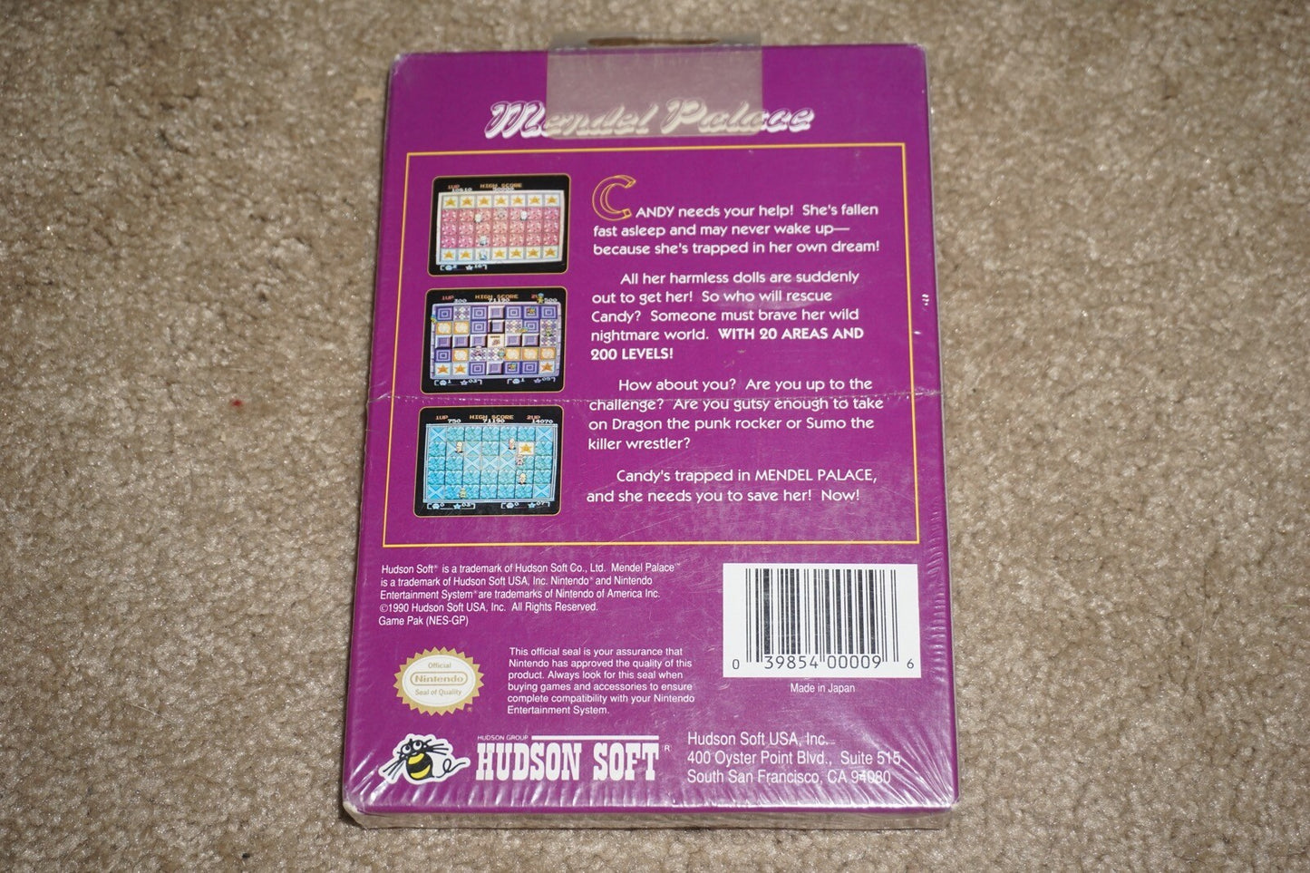 Mendel Palace (Nintendo NES) NEW Factory Sealed