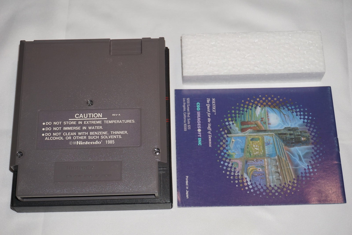 Solstice (Nintendo NES) Complete in Box CIB