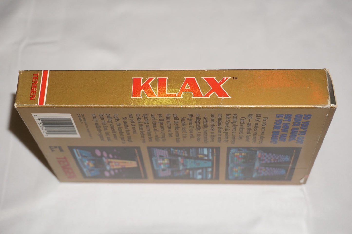 Klax (Nintendo NES) Complete in Box w/ Reg CIB