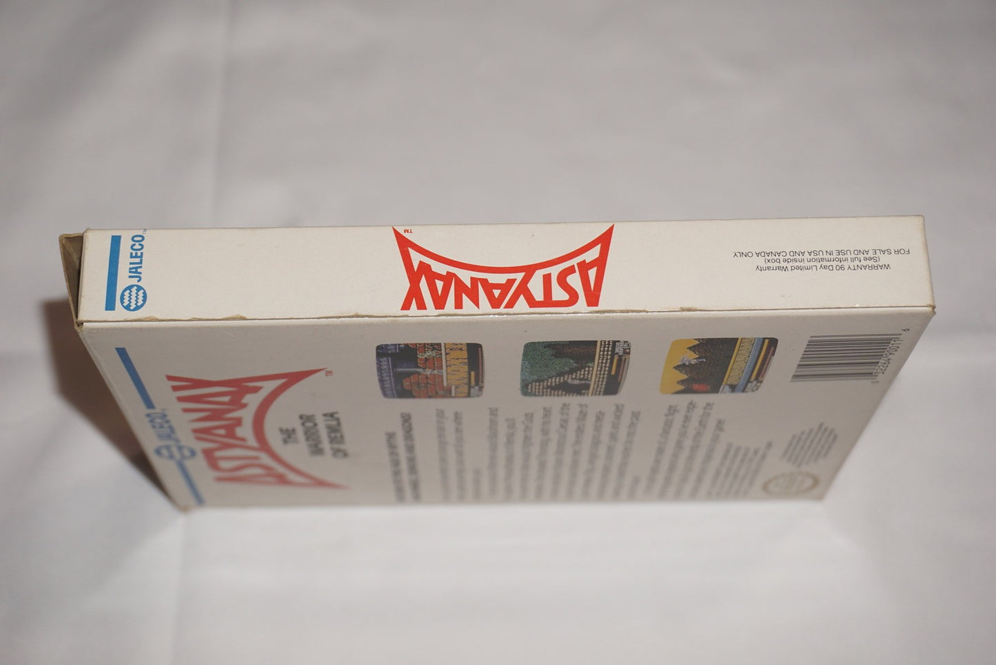 Astyanax (Nintendo NES) Complete in Box w/ Reg Card CIB