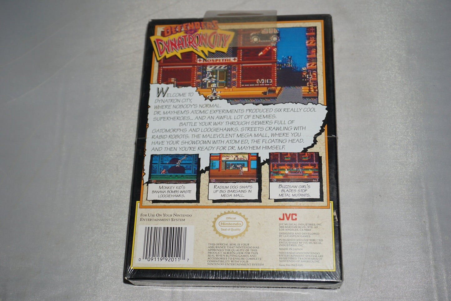 Defenders Of Dynatron City (Nintendo NES) NEW Factory Sealed