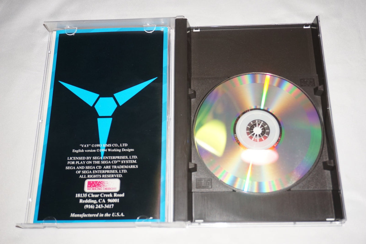 Vay (Sega CD) Complete w/ Reg Card