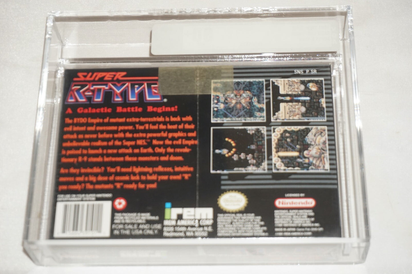 Super R Type (Super Nintendo SNES) NEW Sealed VGA 80+