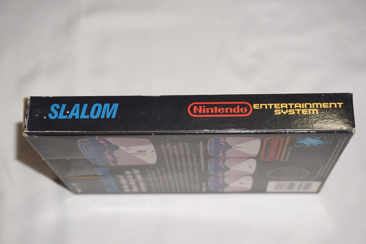 Slalom Hangtab 5 Screw (Nintendo NES) Complete in Box CIB