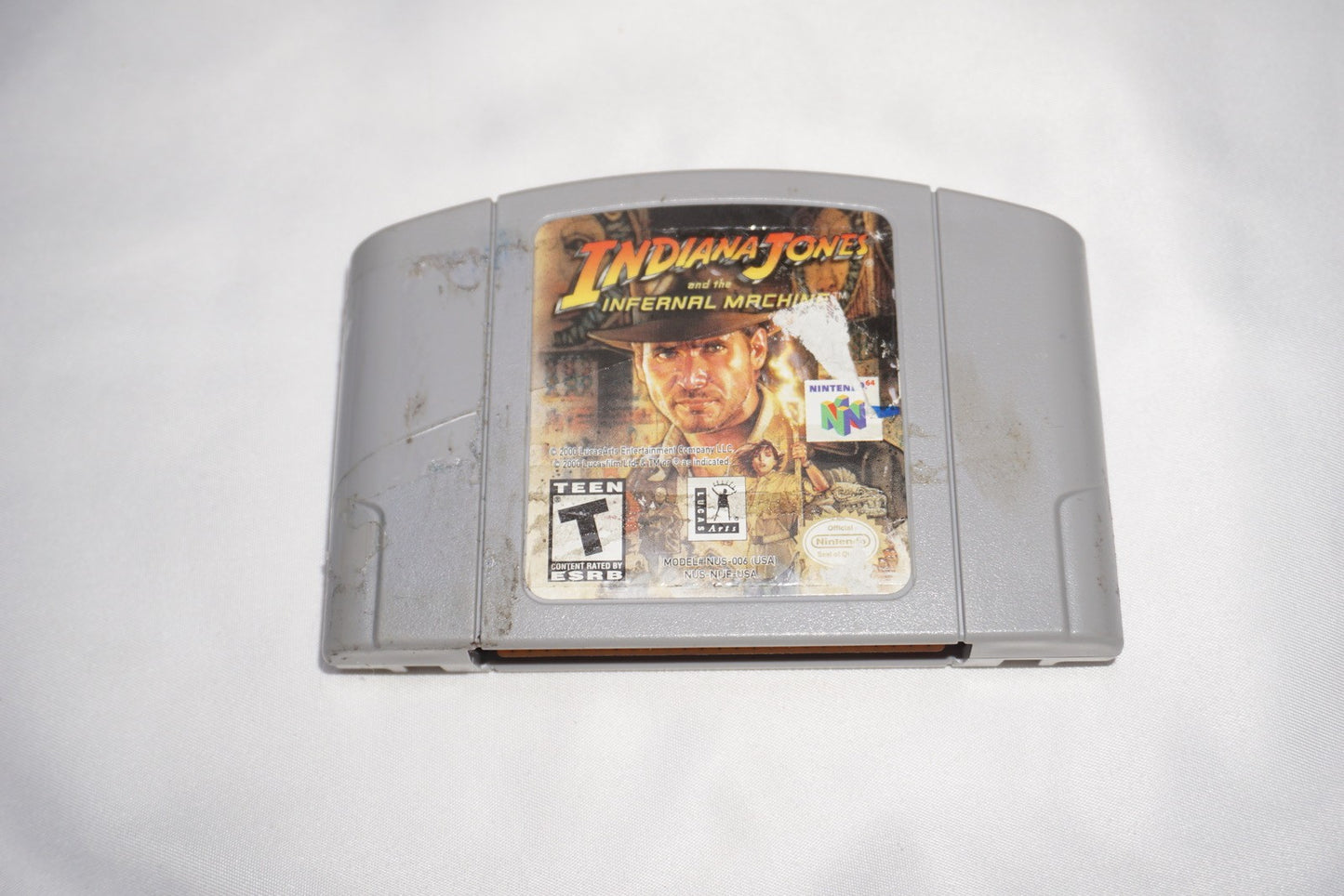 Indiana Jones and the Infernal Machine (Nintendo 64 N64) Cart Only