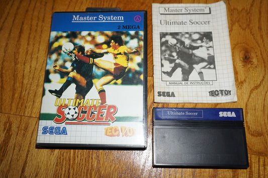 Ultimate Soccer (Sega Master System SMS) Complete in Case TEC TOY