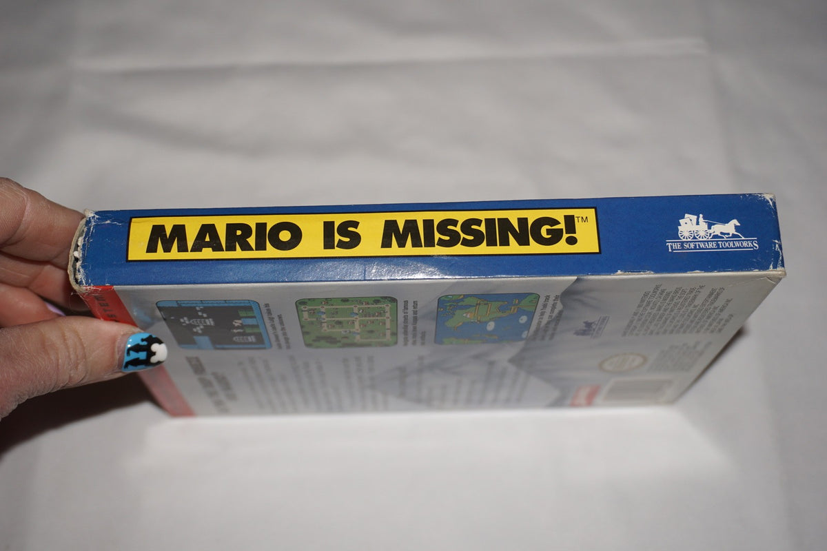 Mario is Missing (Nintendo NES) Complete in Box CIB