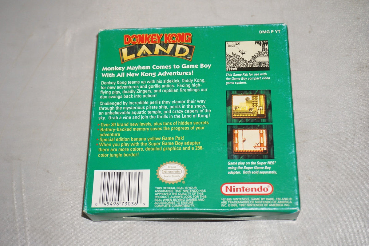 Donkey Kong Land 1 PC (Nintendo Gameboy Game Boy GB) Complete CIB