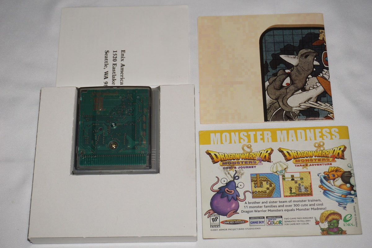 Dragon Warrior III 3 (Gameboy Color Game Boy GB) Complete w/ Reg Poster CIB