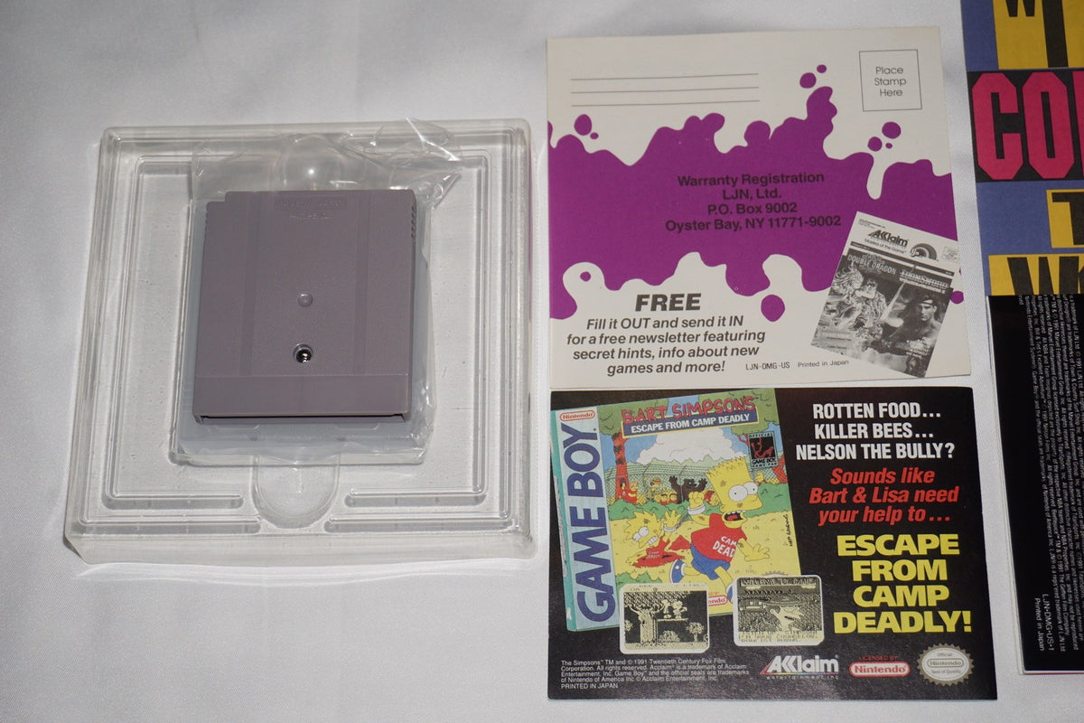 T2 Judgment Day Terminator 2 (Game Boy Gameboy) Complete in Box w/ Reg CIB