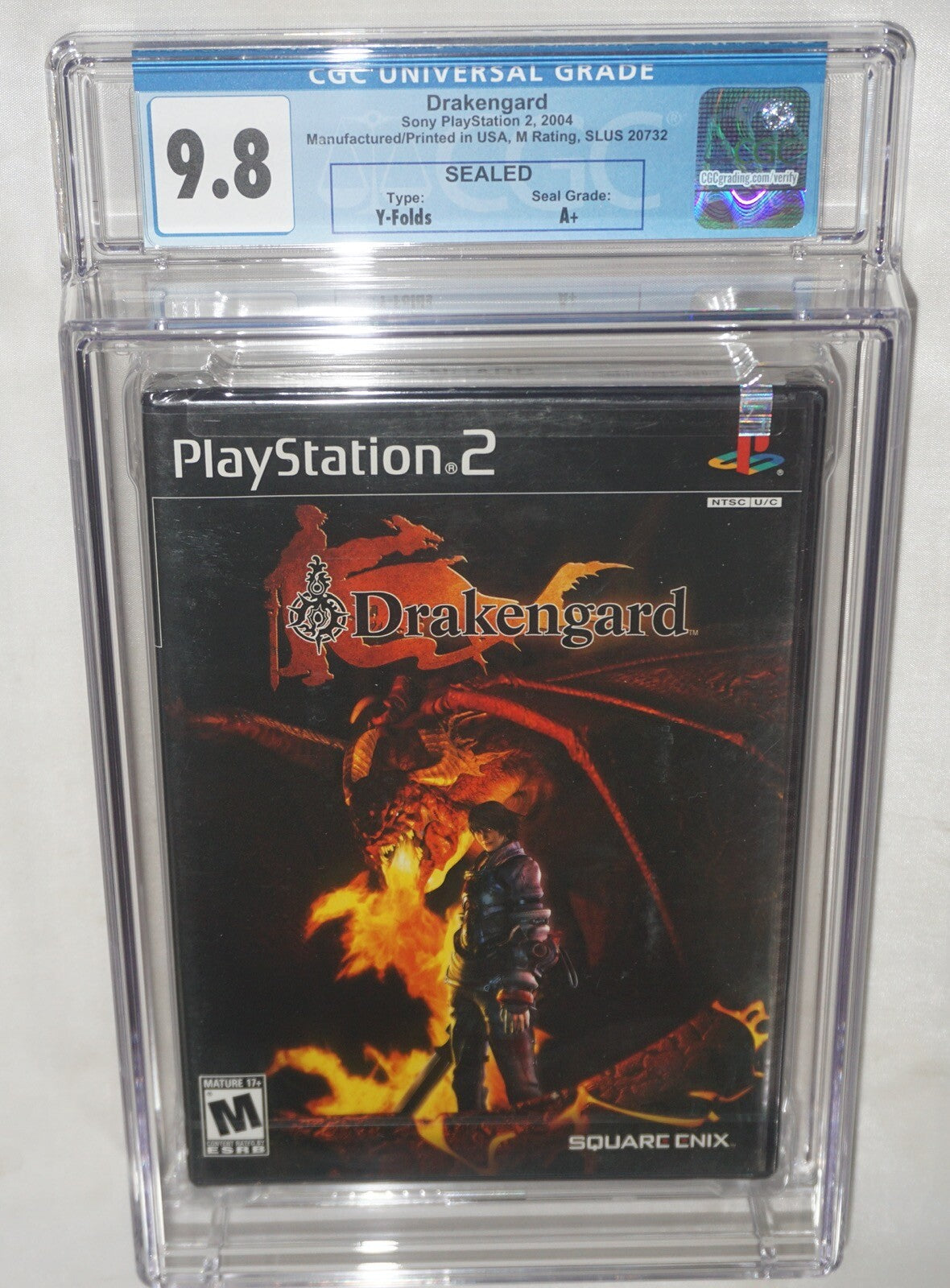 Drakengard 1 (Sony Playstation 2 ps2) CGC 9.8 A+ NEW Sealed